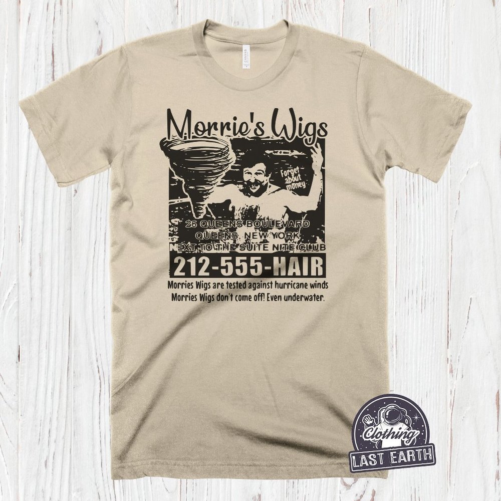 Morries Wigs T-Shirt Vintage Movie Shirt Goodfellas Mafia 80s Funny Graphic Tees